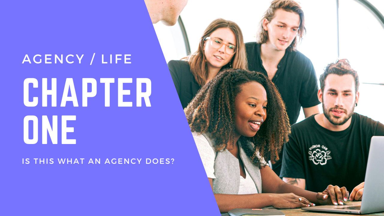 Chapter 1: Is this what an agency does?